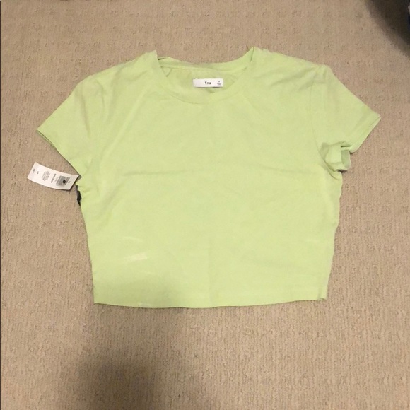 Aritzia TNA Green Crop Top - Picture 1 of 1